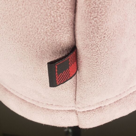 Woolrich Pink Sheerling Overcoat with Hood - Picture 11 of 13